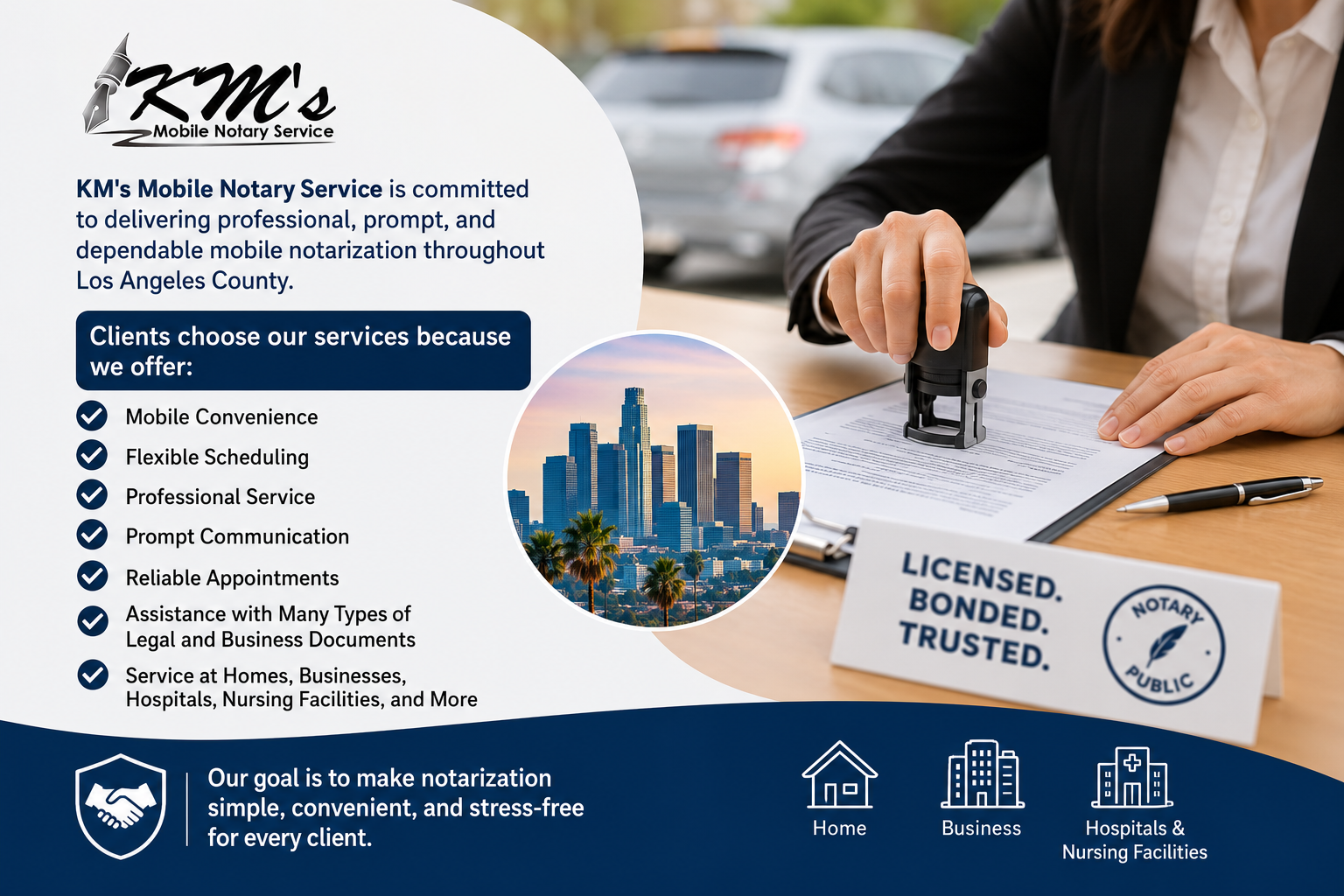 Why Choose KM's Mobile Notary Service?